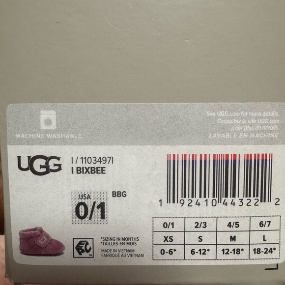 Size 0/1 Baby Bootie Uggs - Picture 3 of 4